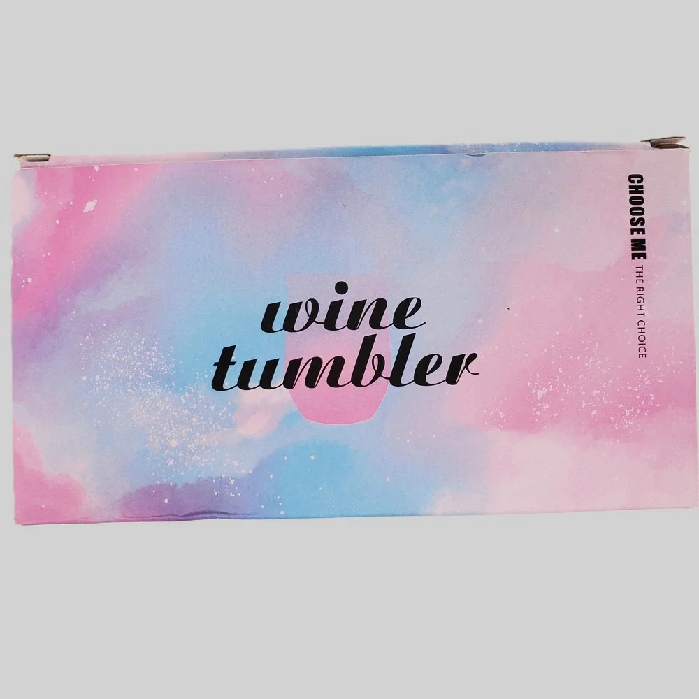 White Insulated Wine Tumblers Not‎ A Day Over Fabulous with Lids Straws Gift Box